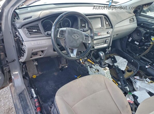 KMHE24L39KA093980 2019 HYUNDAI SONATA Charcoal Вид панелі приладів