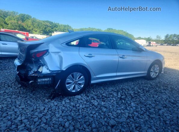 KMHE24L3XKA091199 2019 HYUNDAI SONATA Silver Tył prawy
