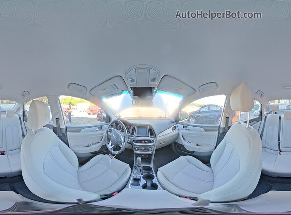 KMHE24L3XKA091199 2019 HYUNDAI SONATA Silver Widok naklejki z numerem VIN