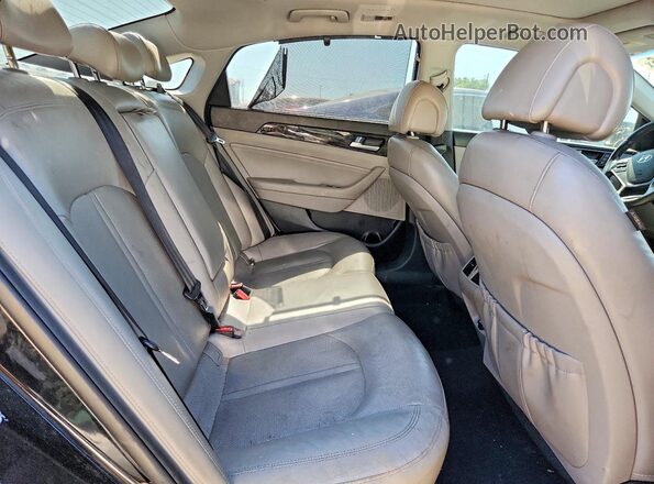 KMHE34L10GA020628 2016 HYUNDAI SONATA Черный Вид задних сидений