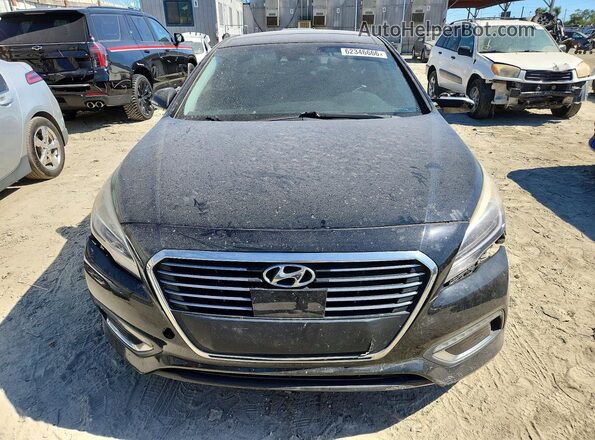 KMHE34L10GA020628 2016 HYUNDAI SONATA Черный Вид спереди
