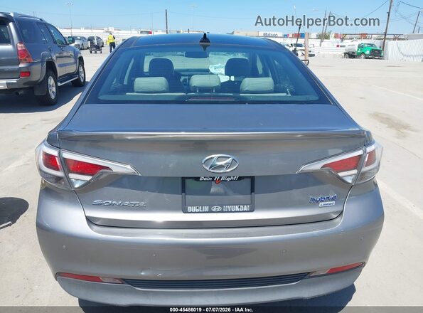 KMHE34L11HA056569 2017 HYUNDAI SONATA HYBRID Silver 