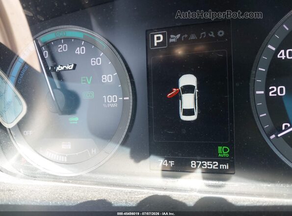 KMHE34L11HA056569 2017 HYUNDAI SONATA HYBRID Silver 