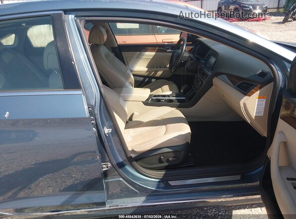 KMHE34L12GA008240 2016 HYUNDAI SONATA HYBRID Teal Սալոնի դիմացի տեսք
