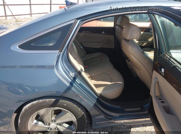 KMHE34L12GA008240 2016 HYUNDAI SONATA HYBRID Teal VIN կոդի պիտակի տեսք