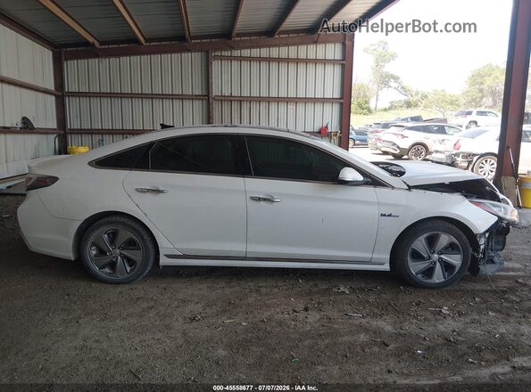 KMHE34L12GA012675 2016 HYUNDAI SONATA HYBRID White Панорамний вид салону 360°