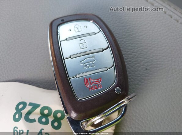 KMHE34L12HA060436 2017 HYUNDAI SONATA HYBRID Серебряный Вид панели приборов