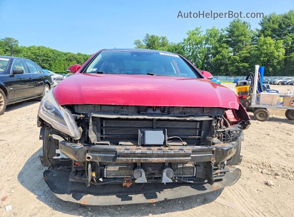 KMHE34L13GA017867 2016 HYUNDAI SONATA Красный Вид спереди