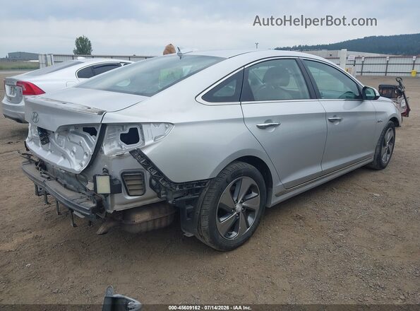 KMHE34L14GA022897 2016 HYUNDAI SONATA HYBRID Silver Tył prawy