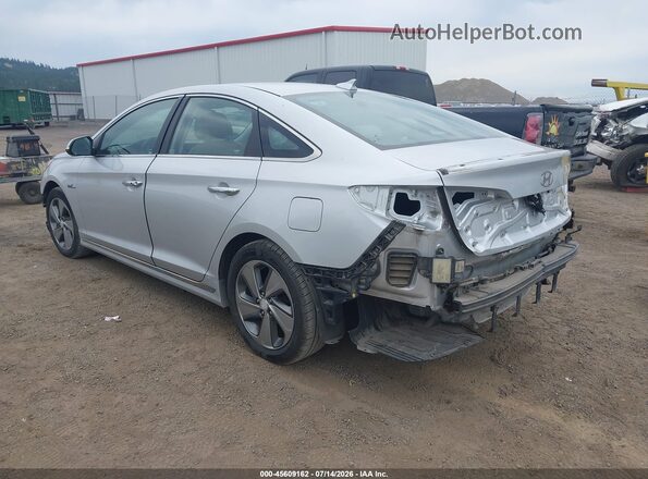 KMHE34L14GA022897 2016 HYUNDAI SONATA HYBRID Silver Tył lewy