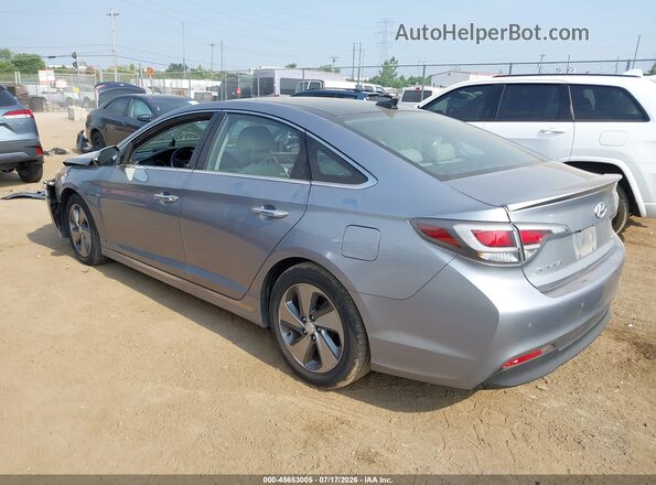 KMHE34L15GA017983 2016 HYUNDAI SONATA HYBRID Silver Rear left