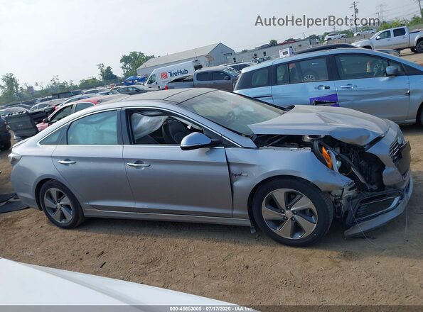 KMHE34L15GA017983 2016 HYUNDAI SONATA HYBRID Silver 360 interior view