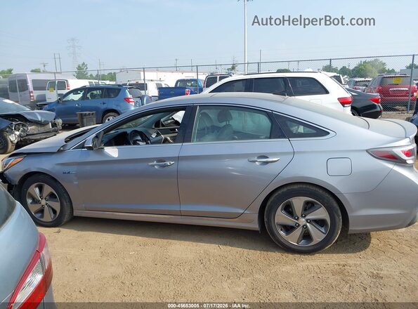 KMHE34L15GA017983 2016 HYUNDAI SONATA HYBRID Silver 
