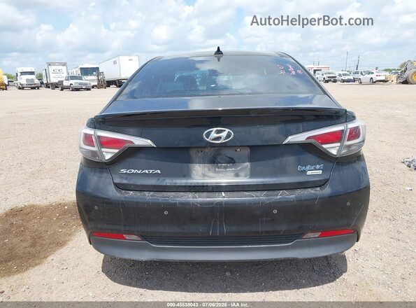 KMHE34L15GA018129 2016 HYUNDAI SONATA HYBRID Black 