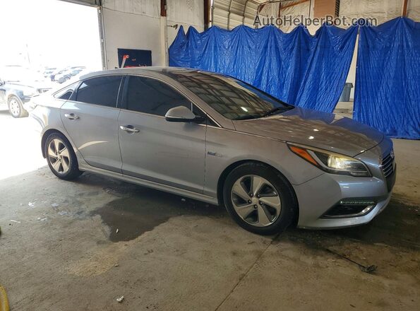 KMHE34L17GA008976 2016 HYUNDAI SONATA Silver წინა მარჯვენა