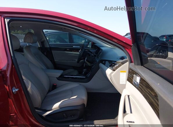 KMHE34L17GA020240 2016 HYUNDAI SONATA HYBRID Red Սալոնի դիմացի տեսք