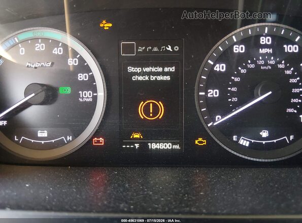 KMHE34L17GA026281 2016 HYUNDAI SONATA HYBRID Blue Вид задніх сидінь