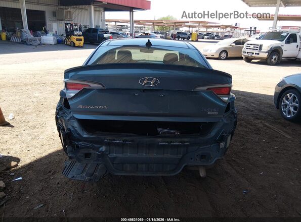KMHE34L17GA026281 2016 HYUNDAI SONATA HYBRID Blue Вид спереду