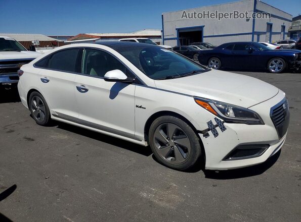 KMHE34L17HA050730 2017 HYUNDAI SONATA White Առջևի աջ