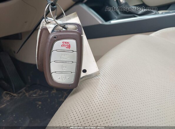 KMHE34L19GA015783 2016 HYUNDAI SONATA HYBRID Black Widok deski rozdzielczej