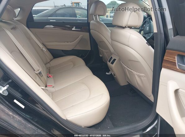 KMHE34L19GA015783 2016 HYUNDAI SONATA HYBRID Black Widok naklejki z numerem VIN