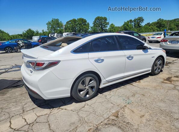 KMHE34L1XGA018739 2016 HYUNDAI SONATA Белый Задняя правая четверть
