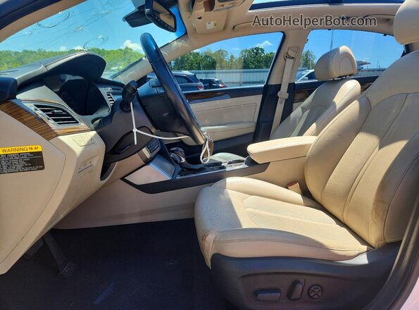 KMHE34L1XGA018739 2016 HYUNDAI SONATA Белый Вид салона спереди