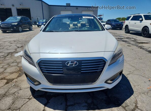 KMHE34L1XGA018739 2016 HYUNDAI SONATA Белый Вид спереди