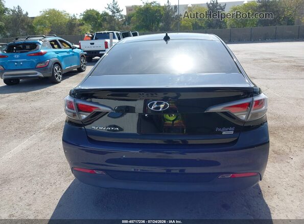 KMHE34L1XGA028185 2016 HYUNDAI SONATA HYBRID Black 