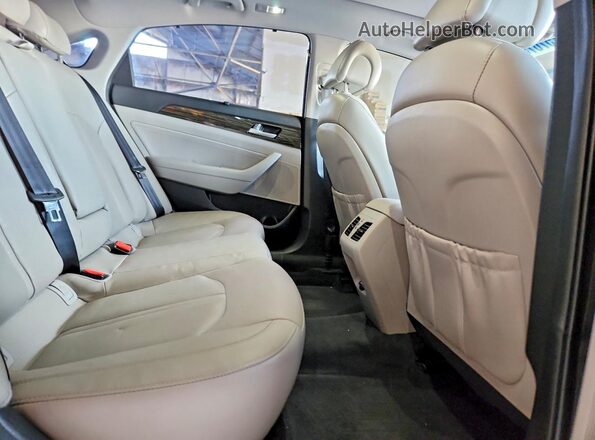 KMHE34L32HA072345 2017 HYUNDAI SONATA Белый Вид задних сидений