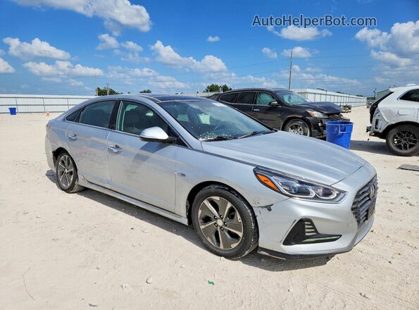 KMHE34L33KA092773 2019 HYUNDAI SONATA Silver Przód prawy