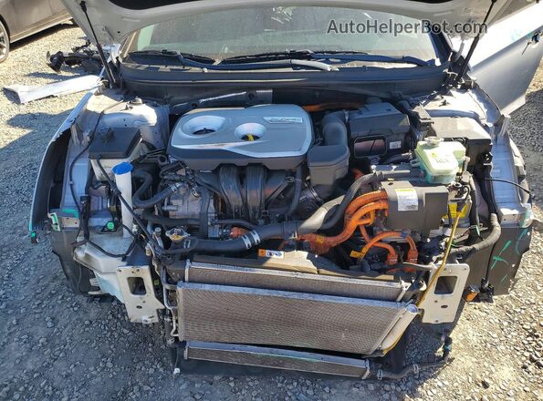 KMHE34L34KA088781 2019 HYUNDAI SONATA Серебряный Вид задней части салона