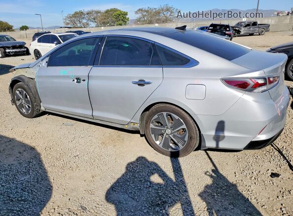KMHE34L34KA088781 2019 HYUNDAI SONATA Серебряный Задняя левая четверть