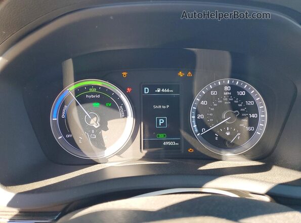 KMHE34L34KA088781 2019 HYUNDAI SONATA Серебряный Вид щитка приборов
