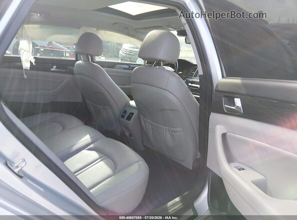 KMHE34L36KA090659 2019 HYUNDAI SONATA HYBRID Gray Widok naklejki z numerem VIN