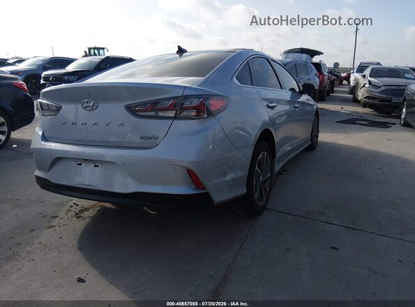 KMHE34L36KA090659 2019 HYUNDAI SONATA HYBRID Gray Tył prawy