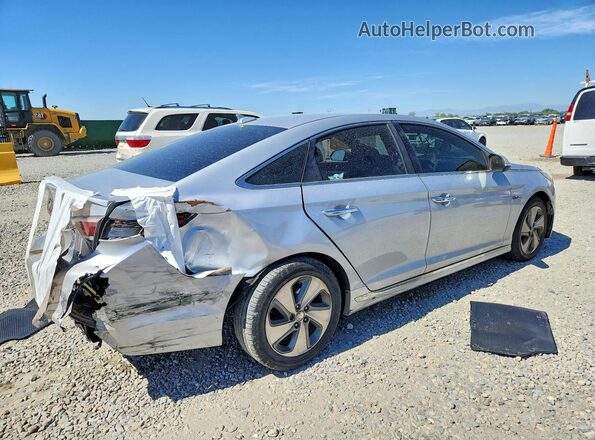 KMHE34L37HA072499 2017 HYUNDAI SONATA Silver Trasero derecho