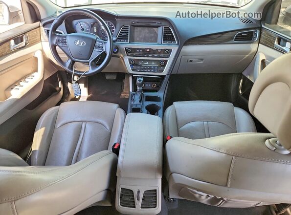 KMHE34L37HA072499 2017 HYUNDAI SONATA Silver Vista del salpicadero