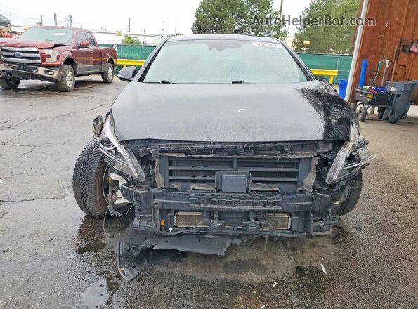 KMHE34L38HA065111 2017 HYUNDAI SONATA Black Вид спереду