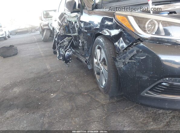 KMHE34L38HA077324 2017 HYUNDAI SONATA HYBRID Black Front view