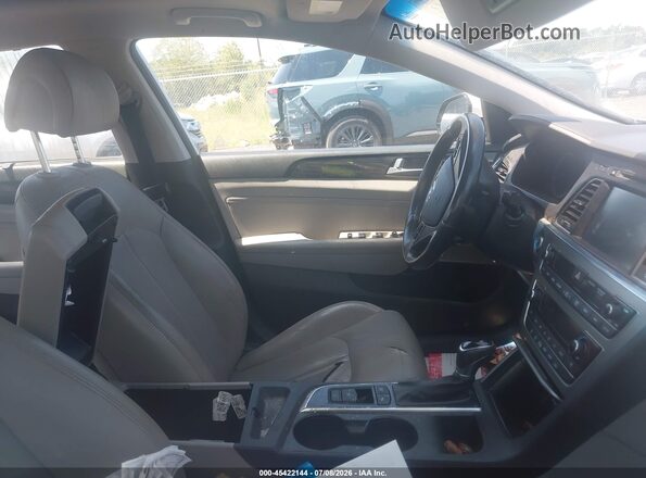 KMHE34L39HA075677 2017 HYUNDAI SONATA HYBRID Белый Вид салона спереди