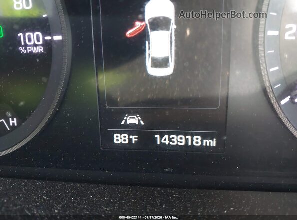 KMHE34L39HA075677 2017 HYUNDAI SONATA HYBRID Белый 