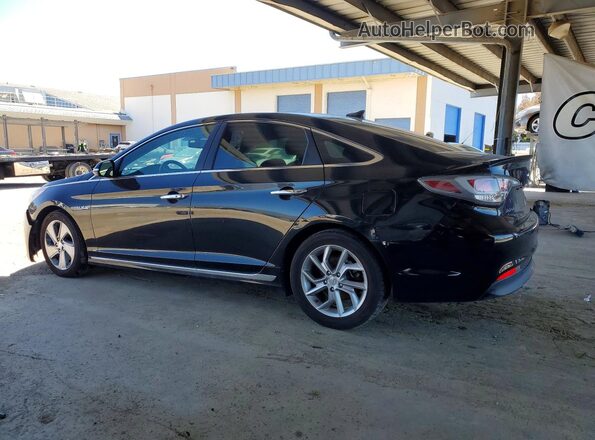 KMHE34L3XHA064476 2017 HYUNDAI SONATA Black Tył lewy