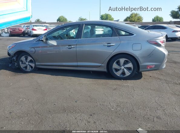 KMHE54L28HA059651 2017 HYUNDAI SONATA PLUG-IN HYBRID Серый Панорамный вид салона 360°