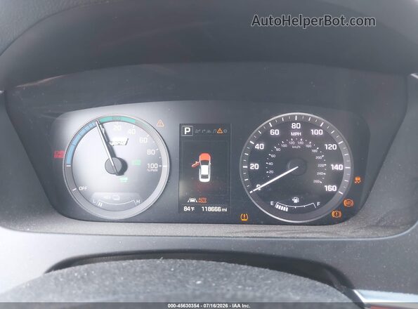 KMHE54L28HA059651 2017 HYUNDAI SONATA PLUG-IN HYBRID Серый 