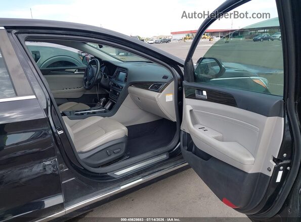 KMHE54L28HA071251 2017 HYUNDAI SONATA PLUG-IN HYBRID Black Սալոնի դիմացի տեսք