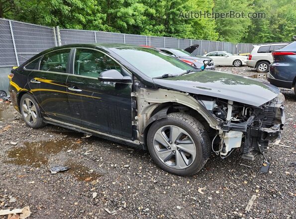 KMHE54L2XGA021224 2016 HYUNDAI SONATA Black წინა მარჯვენა