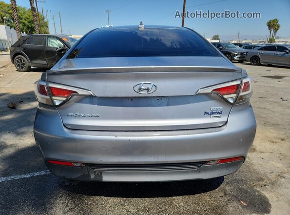 KMHE54L2XHA044522 2017 HYUNDAI SONATA Gray 