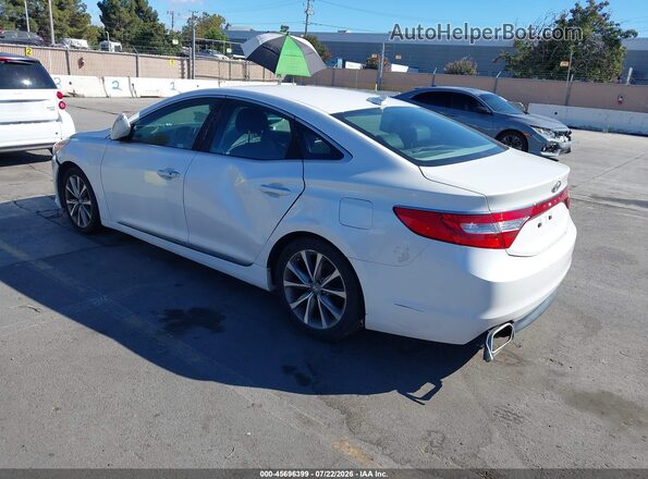 KMHFG4JG0GA501141 2016 HYUNDAI AZERA White Trasero izquierdo