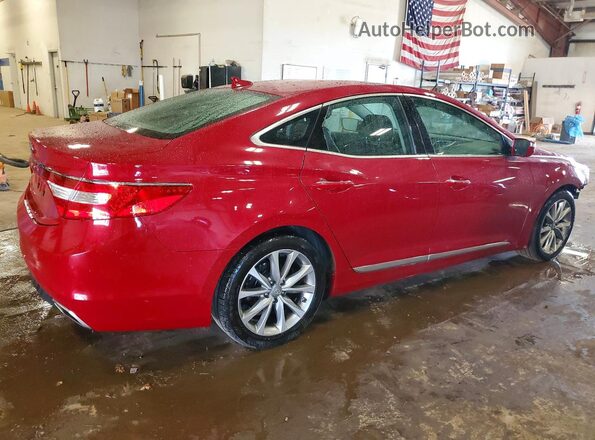 KMHFG4JG7GA513528 2016 HYUNDAI AZERA Red Задня права чверть